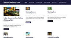 Desktop Screenshot of myhuntinggames.com